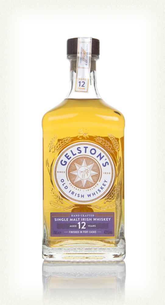 Gelston's 12 Year Old Port Cask Finish Irish Whiskey | 700ML