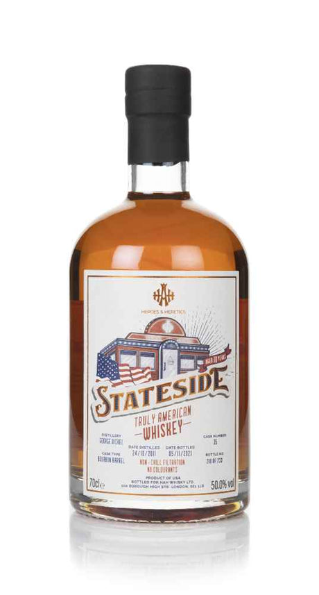 George Dickel 10 Year Old 2011 (cask 35) - Stateside (Heroes & Heretics) American Whiskey | 700ML at CaskCartel.com
