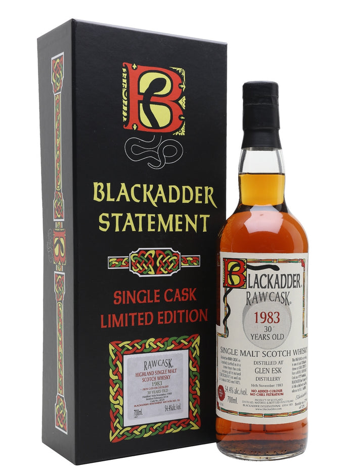 Glen Esk 1983 30 Year Old 54.4% 70cl Statement No.11 Highland Single Malt Scotch Whisky | 700ML