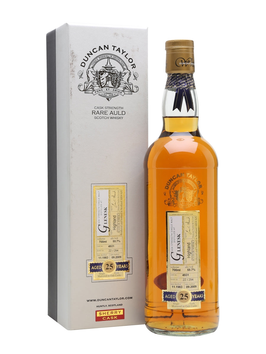 Glenesk 1983 25 Year Old Duncan Taylor Highland Single Malt Scotch Whisky | 700ML at CaskCartel.com