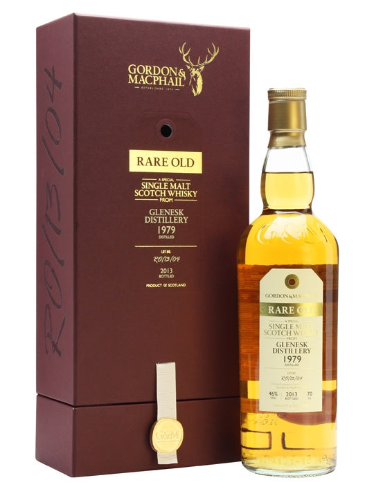 Glenesk 1979 33 Year Old Rare Old Gordon & Macphail Highland Single Malt Scotch Whisky | 700ML