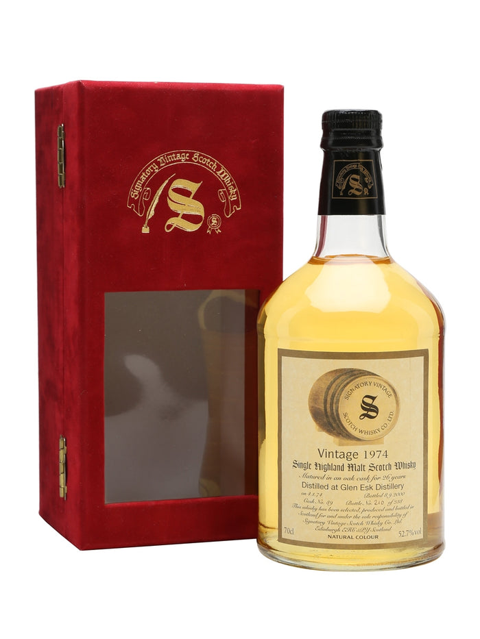Glenesk 1974 26 Year Old Signatory Highland Single Malt Scotch Whisky | 700ML