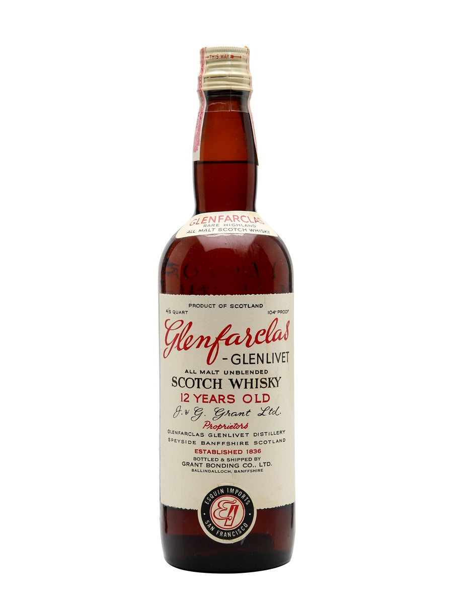 Glenfarclas 12 Year Old Bot.1960s Securo Cap Speyside Single Malt Scotch Whisky | 700ML at CaskCartel.com
