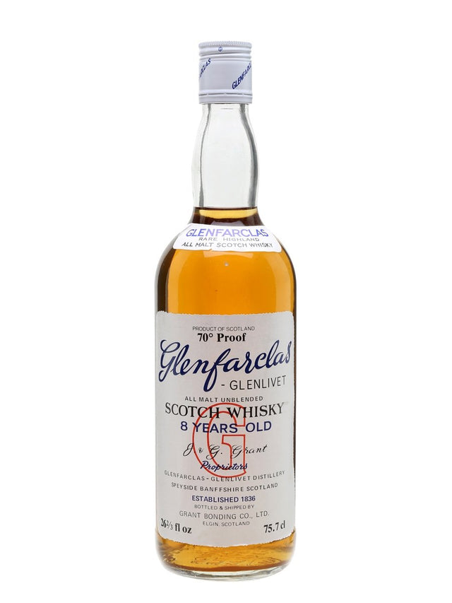 Glenfarclas 8 Year Old Bot.1970s Speyside Single Malt Scotch Whisky | 700ML at CaskCartel.com