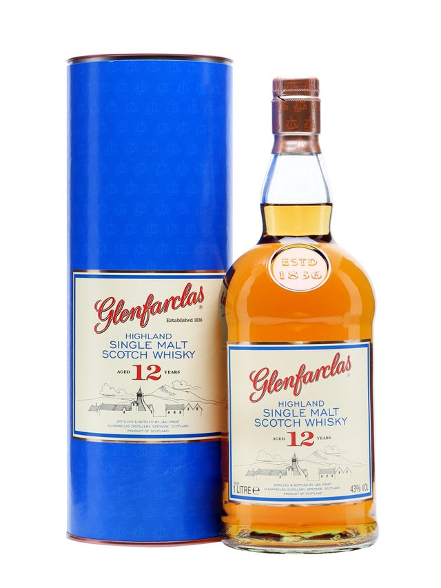 Glenfarclas 12 Year Old Speyside Single Malt Scotch Whisky | 1L at CaskCartel.com
