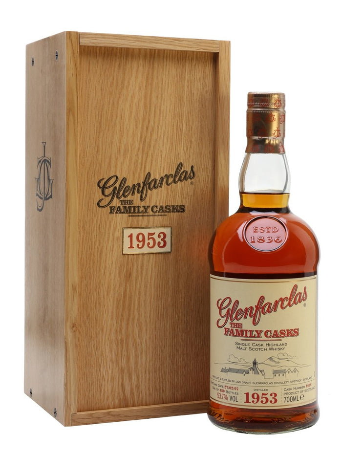 Glenfarclas 1953 Sherry Cask The Family Casks Speyside Single Malt Scotch Whisky | 700ML