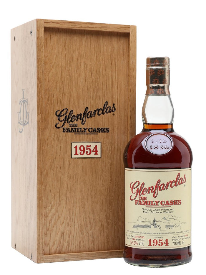 Glenfarclas 1954 Sherry Cask The Family Casks Speyside Single Malt Scotch Whisky | 700ML