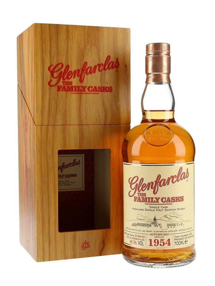 Glenfarclas 1954 Family Casks #1253 Sherry Cask Speyside Single Malt Scotch Whisky | 700ML