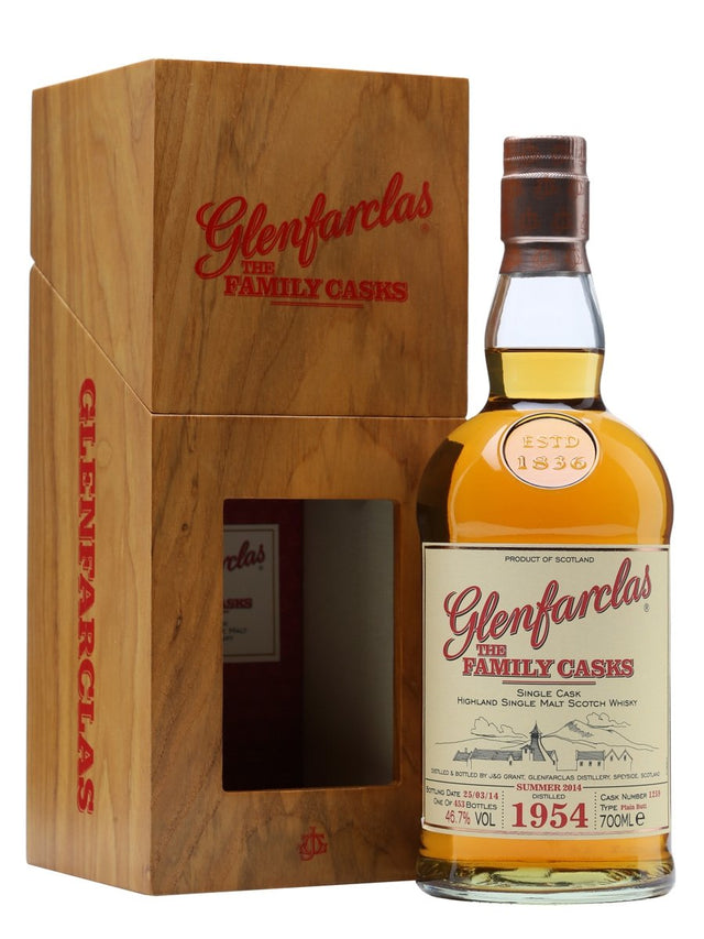 Glenfarclas 1954 Family Casks S14 Butt #1259 Speyside Single Malt Scotch Whisky | 700ML at CaskCartel.com