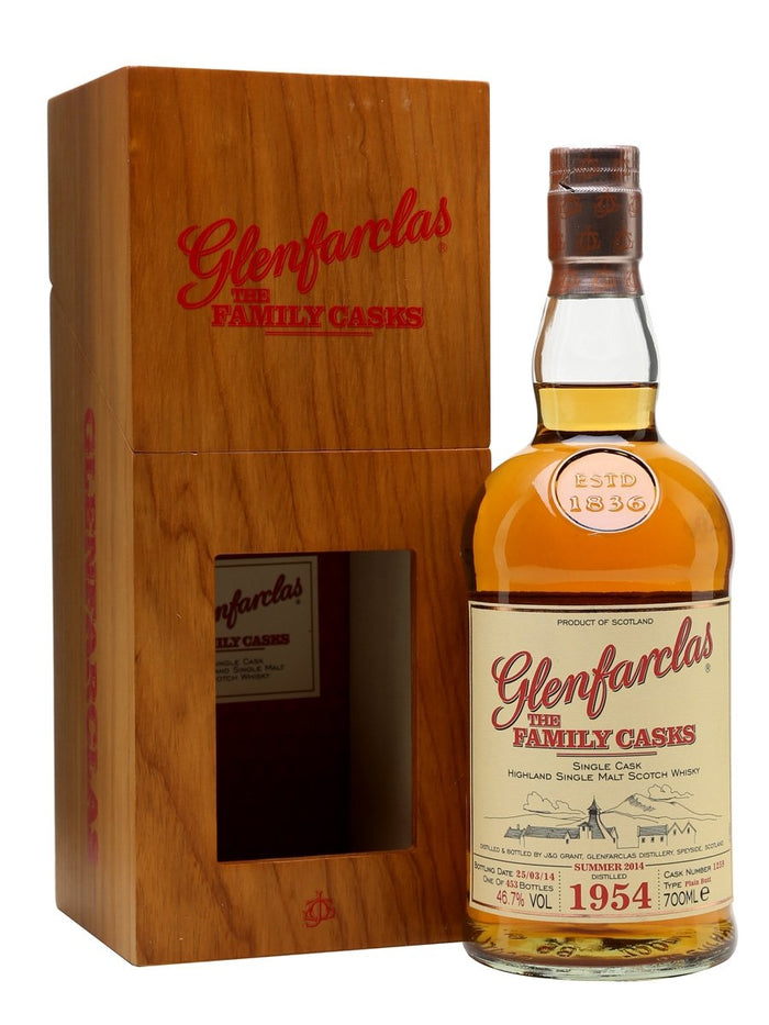 Glenfarclas 1954 Family Casks Cask 1260 Summer 2014 Speyside Single Malt Scotch Whisky | 700ML