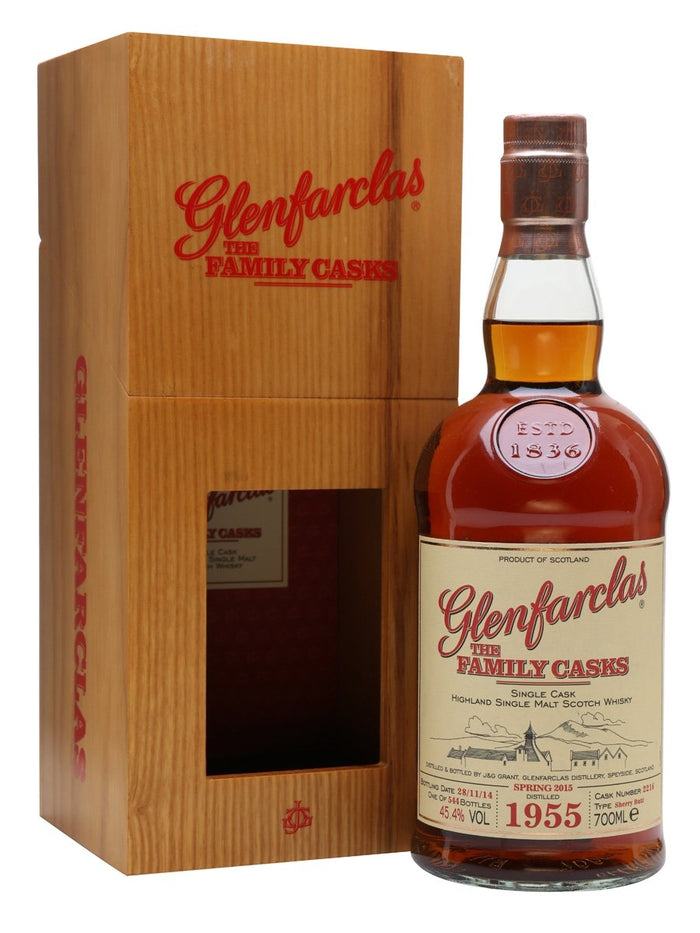 Glenfarclas 1955 Family Casks Cask #2216 Speyside Single Malt Scotch Whisky | 700ML