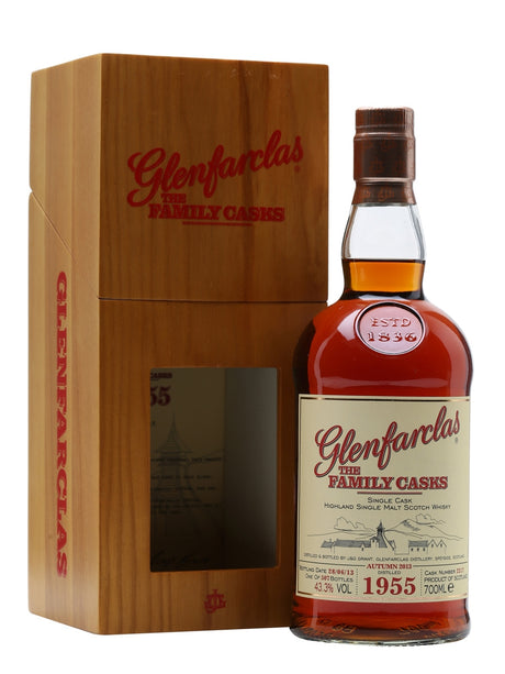 Glenfarclas 1955 Family Casks A13 Sherry Cask Speyside Single Malt Scotch Whisky | 700ML at CaskCartel.com