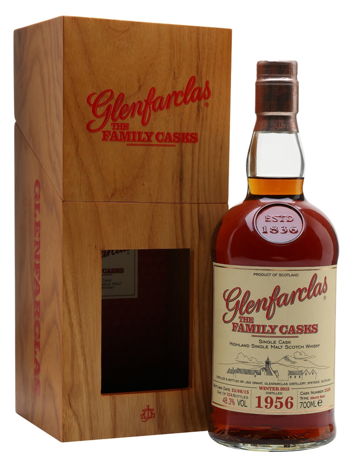 Glenfarclas 1956 Family Casks W15 #2358 Speyside Single Malt Scotch Whisky | 700ML