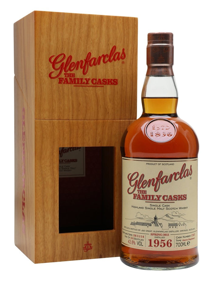 Glenfarclas 1956 Family Casks S15 #1767 Speyside Single Malt Scotch Whisky | 700ML