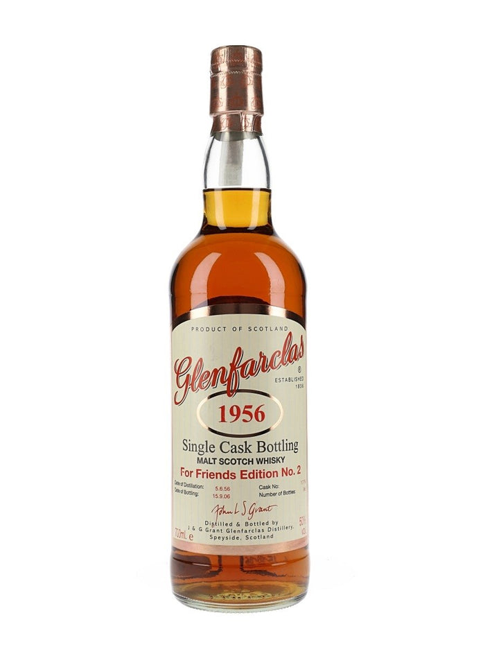 Glenfarclas 1956 Bot.2006 For Friends Edition No.2 Speyside Single Malt Scotch Whisky | 700ML
