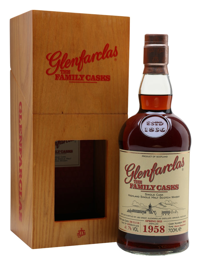 Glenfarclas 1958 Family Casks SP15 #2061 Speyside Single Malt Scotch Whisky | 700ML