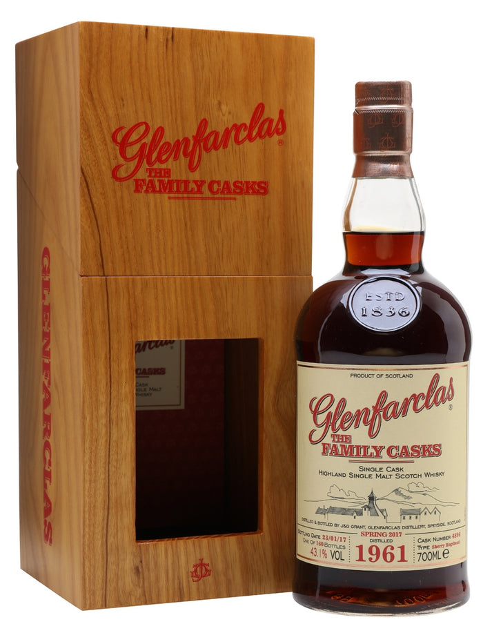 Glenfarclas 1961 Family Casks Cask #4896 Speyside Single Malt Scotch Whisky | 700ML