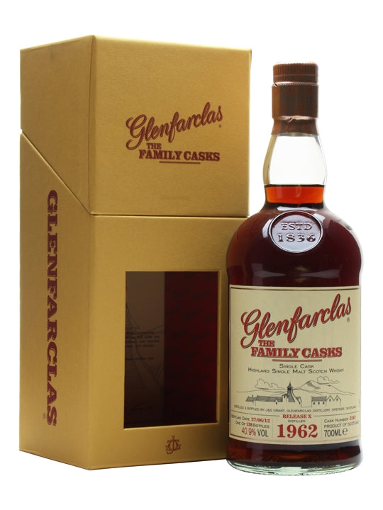 Glenfarclas 1962 Family Casks Sherry Hogshead #3247 Speyside Single Malt Scotch Whisky | 700ML