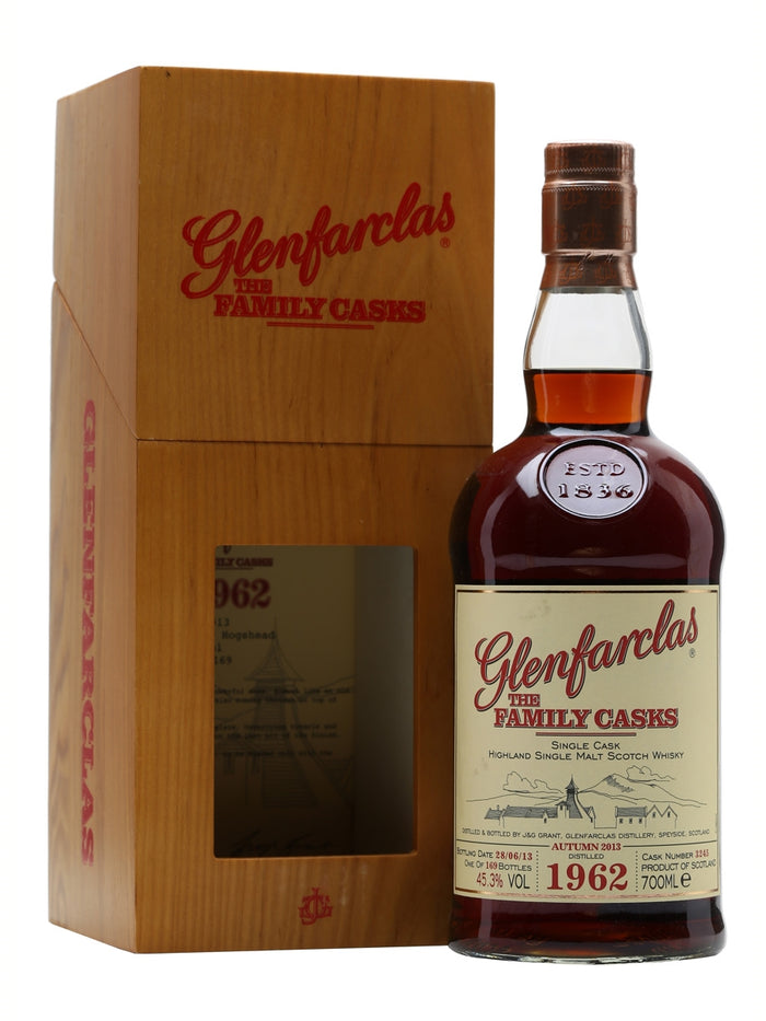 Glenfarclas 1962 Family Casks A13 Sherry Cask #3245 Speyside Single Malt Scotch Whisky | 700ML