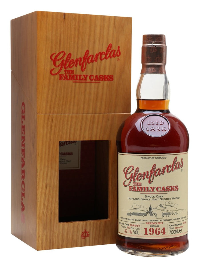 Glenfarclas 1964 Family Casks Cask #4726 Speyside Single Malt Scotch Whisky | 700ML