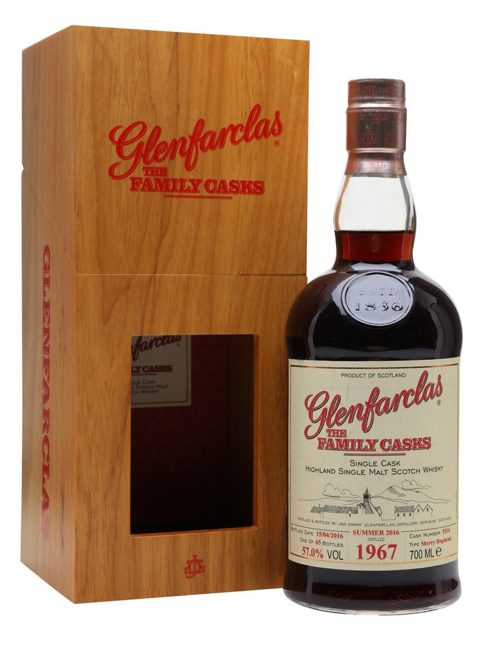 Glenfarclas 1967 Family Casks Cask #5114 Speyside Single Malt Scotch Whisky | 700ML