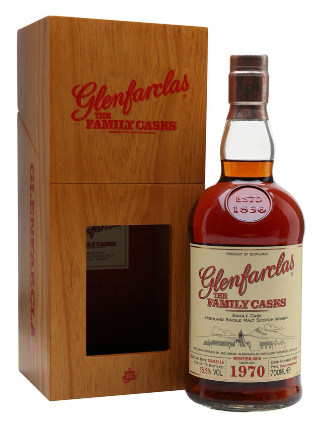 Glenfarclas 1970 Family Casks W15 #2033 Speyside Single Malt Scotch Whisky | 700ML at CaskCartel.com