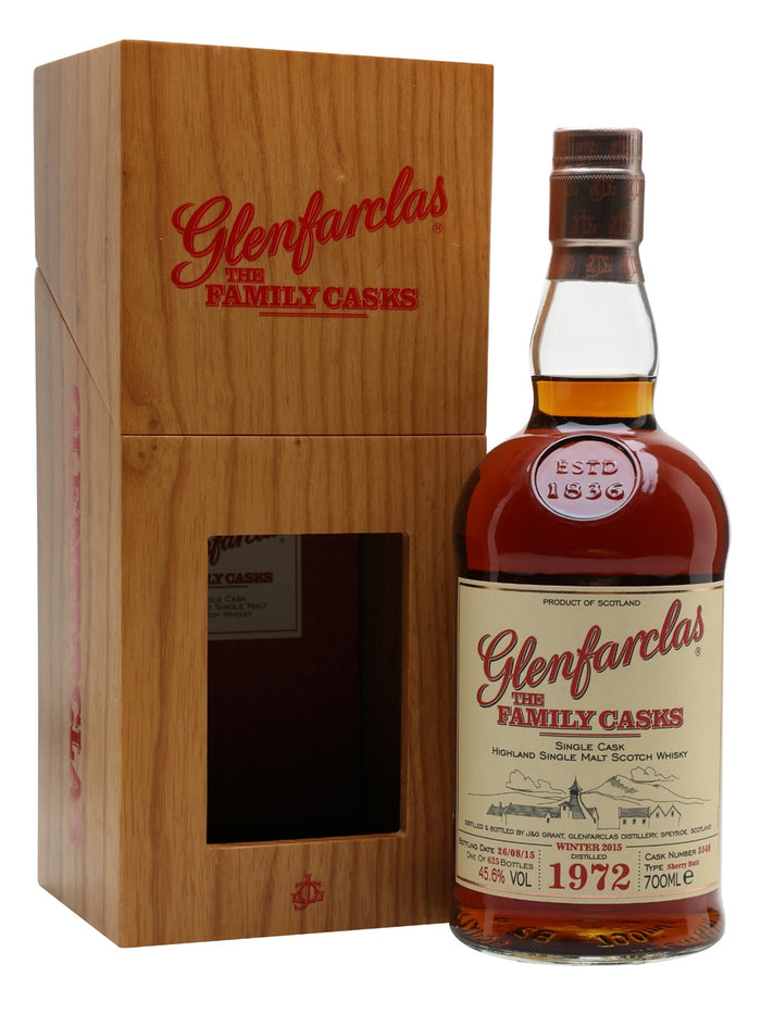 Glenfarclas 1972 Family Casks W15 #3548 Speyside Single Malt Scotch Whisky | 700ML