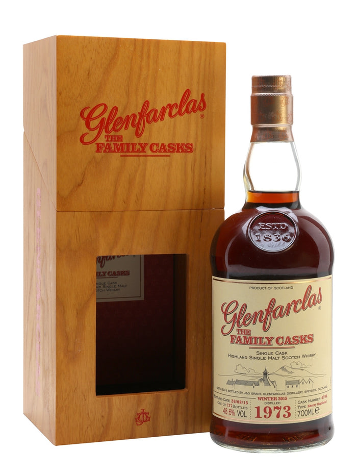 Glenfarclas 1973 FC W15 Sherry Cask #4794 Speyside Single Malt Scotch Whisky | 700ML