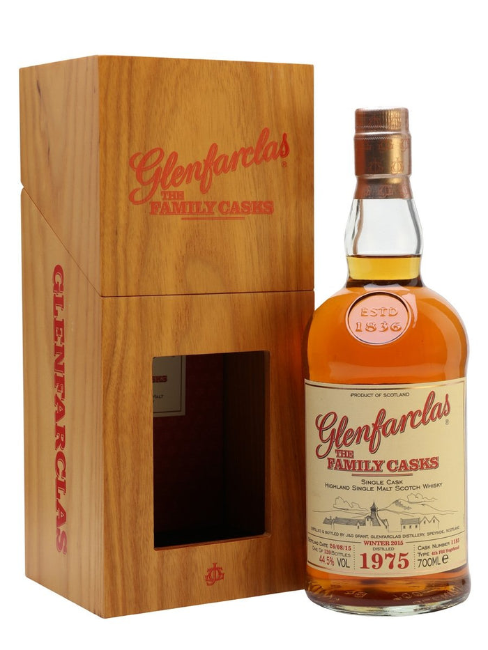 Glenfarclas 1975 Family Casks Cask #1185 Winter 2015 Speyside Single Malt Scotch Whisky | 700ML