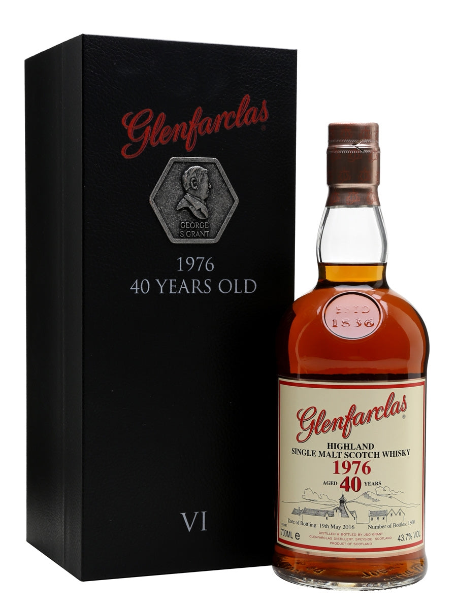 Glenfarclas 1976 40 Year Old Old VI Speyside Single Malt Scotch Whisky - CaskCartel.com