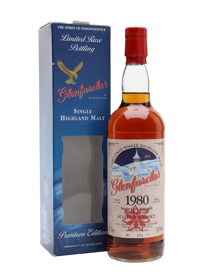 Glenfarclas 1980 22 Year Old Christmas Single Malt Speyside Single Malt Scotch Whisky | 700ML