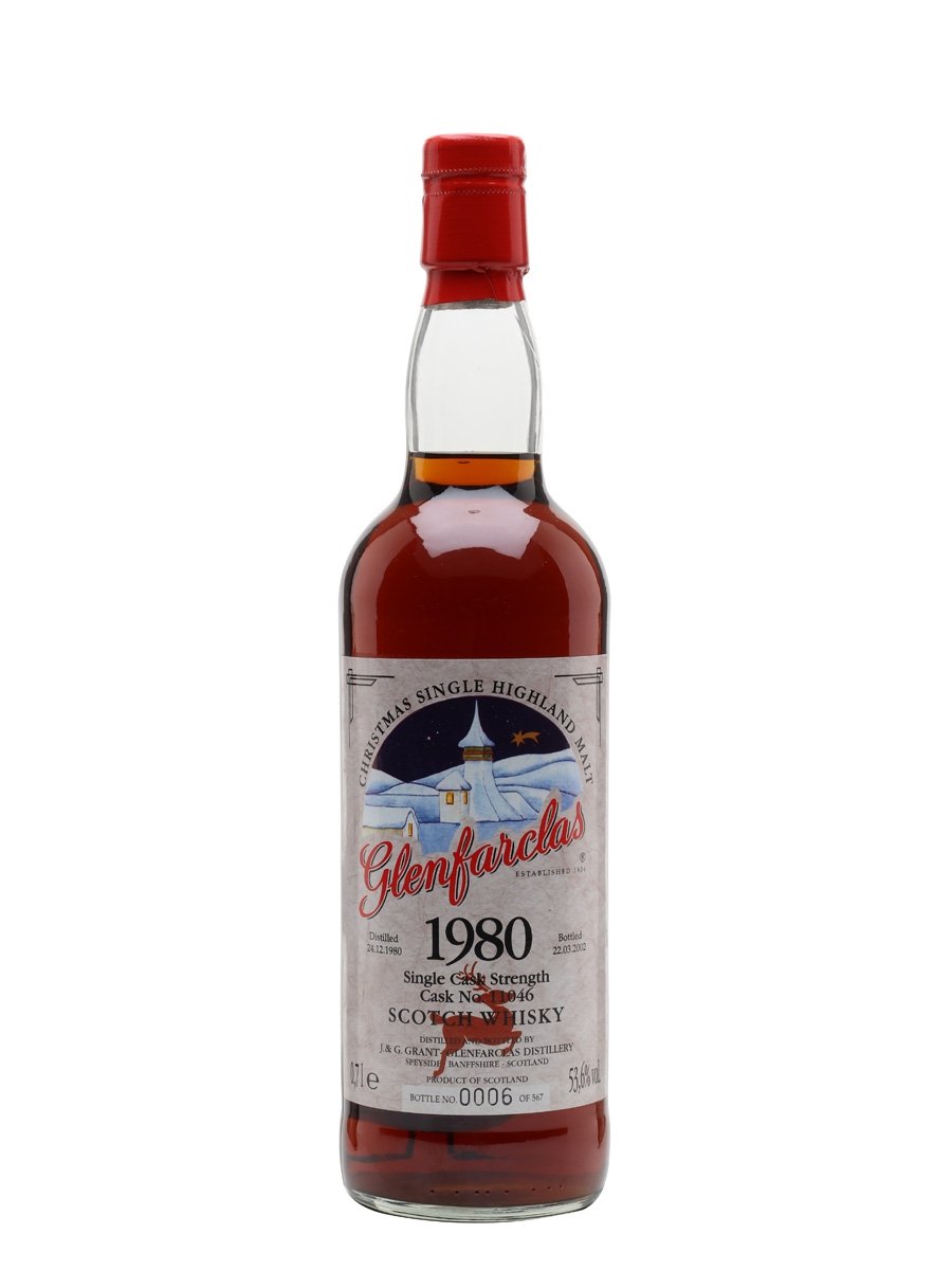 Glenfarclas 1980 21 Year Old Christmas Single Malt Speyside Single Malt Scotch Whisky | 700ML at CaskCartel.com