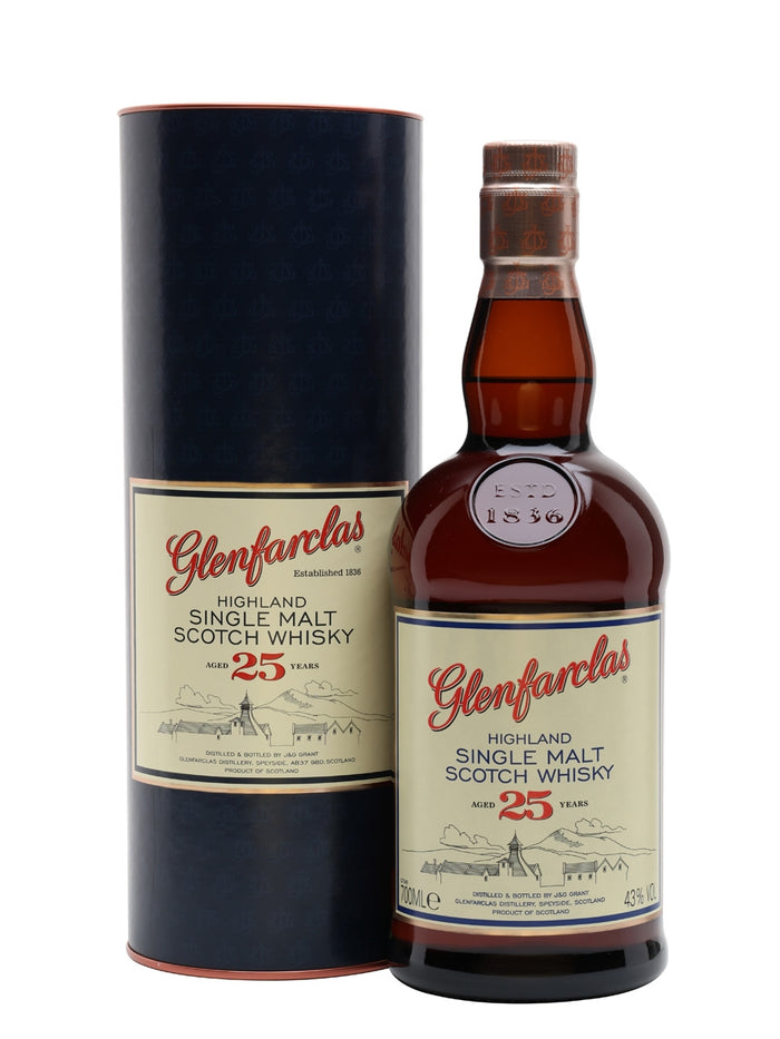 Glenfarclas 25 Year Old Speyside Single Malt Scotch Whisky | 700ML
