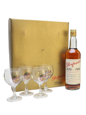 Glenfarclas 150th Anniversary & 4 Glasses Set Speyside Single Malt Scotch Whisky | 700ML at CaskCartel.com