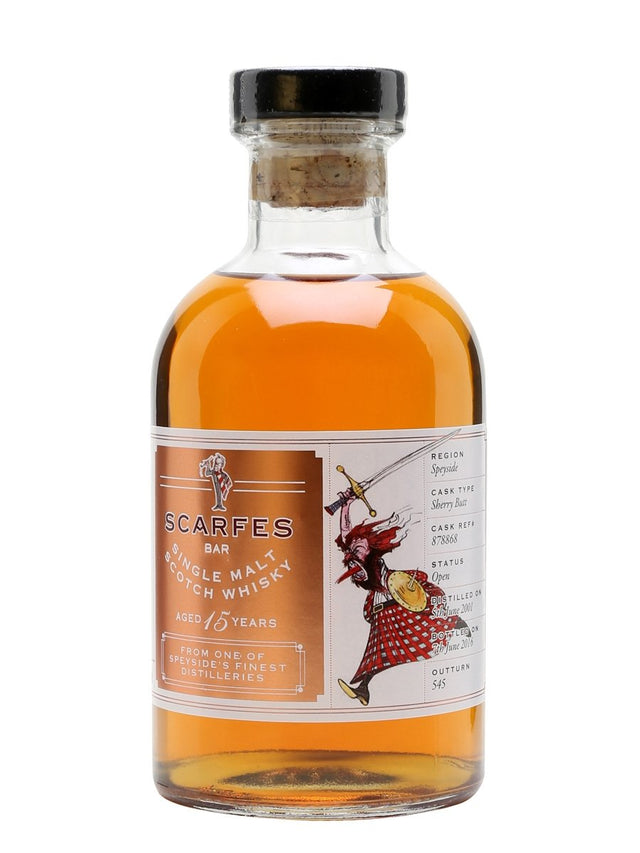 Scarfes Bar 2001 Speyside 15 Year Old Macbeth Speyside Single Malt Scotch Whisky | 500ML at CaskCartel.com