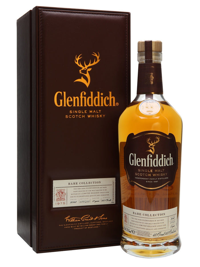 Glenfiddich 1975 37 Year Old Rare Collection Speyside Single Malt Scotch Whisky | 700ML