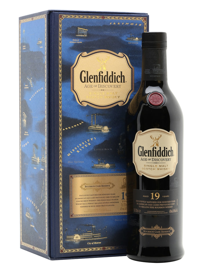 Glenfiddich 19 Year Old Reserve Single Malt Scotch Whisky - Age of Discovery
