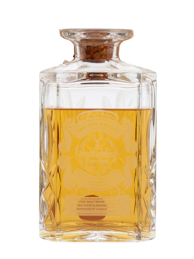 Glenfiddich Special Reserva Crystal Decanter Speyside Single Malt Scotch Whisky | 700ML at CaskCartel.com