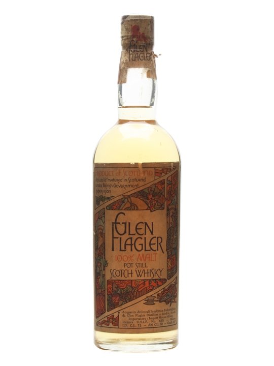 Glen Flagler Bot.1970s Lowland Single Malt Scotch Whisky