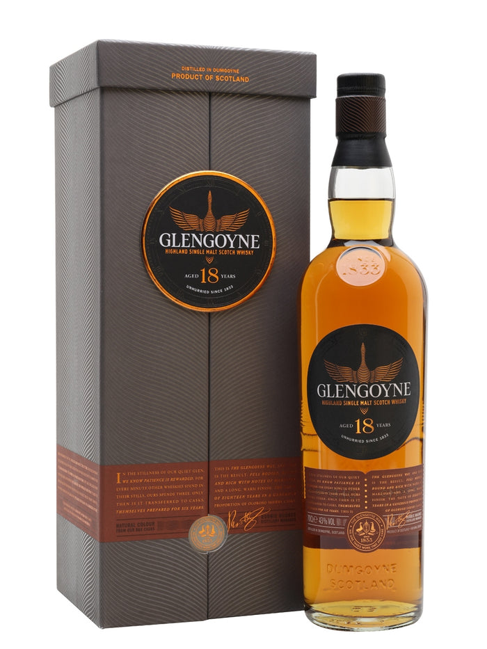 Glengoyne 18 Year Old Highland Single Malt Scotch Whisky | 700ML