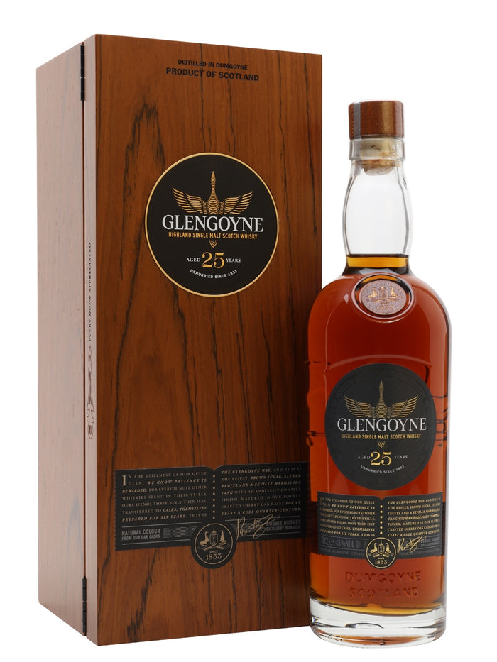 Glengoyne 25 Year Old Sherry Cask Highland Single Malt Scotch Whisky | 700ML