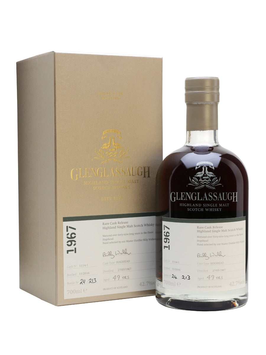 Glenglassaugh 1967 41 年 700ml 44.6% BUY] Glenglassaugh 1967 49 Year Old Rare Cask Release Batch 3