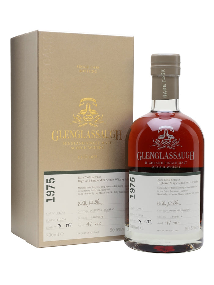 Glenglassaugh 1975 41 Year Old Rare Cask Release Batch 3 Highland Single Malt Scotch Whisky | 700ML