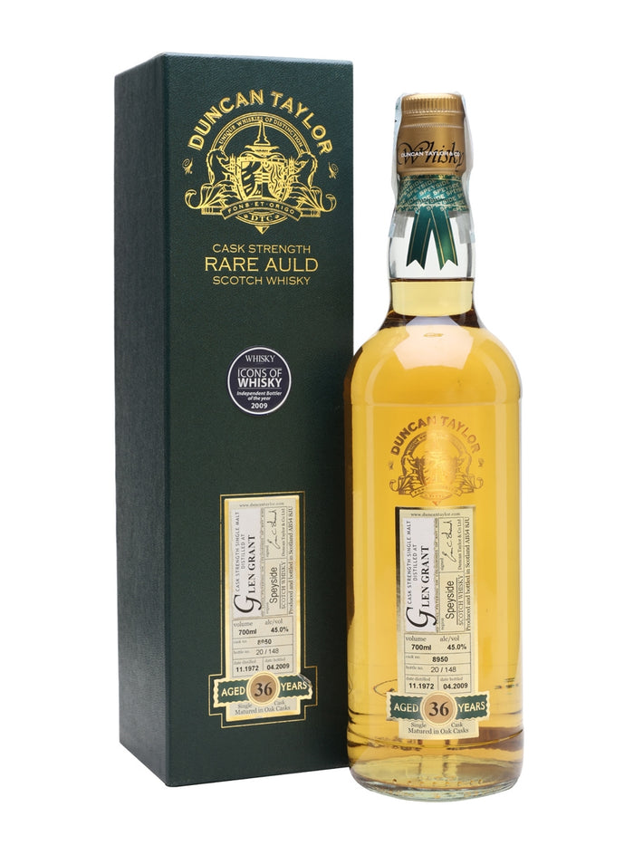 Glen Grant 1972 36 Year Old Duncan Taylor Speyside Single Malt Scotch Whisky | 700ML