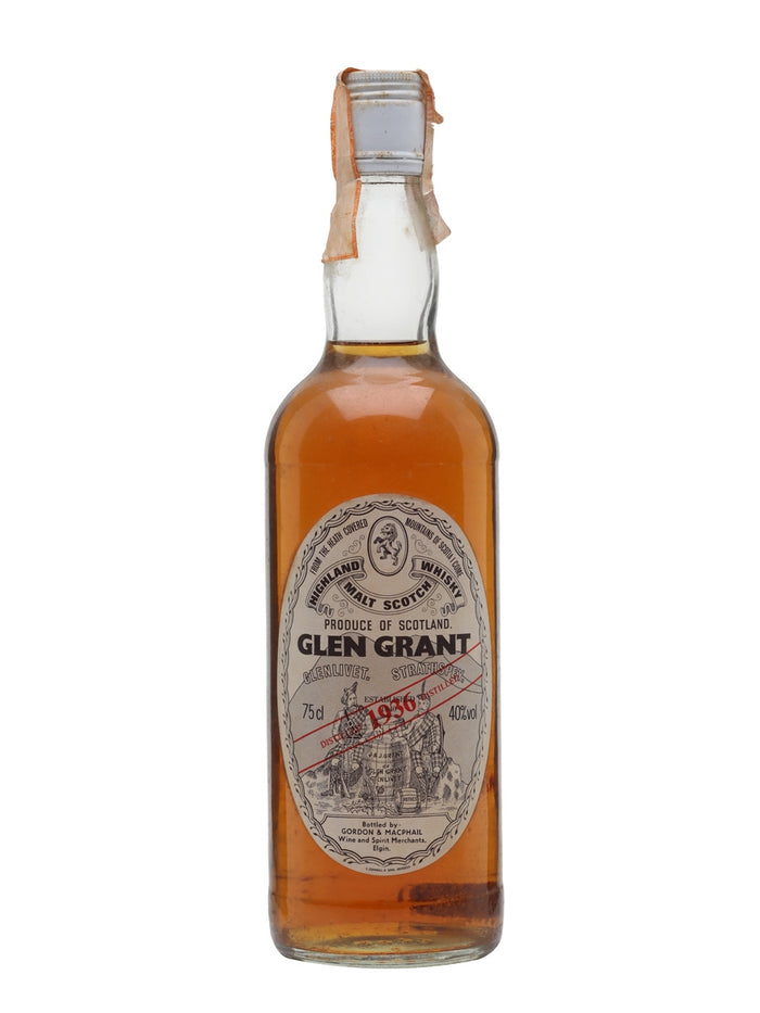 Glen Grant 1936 Bot.1980s Gordon & Macphail Highland Single Malt Scotch Whisky