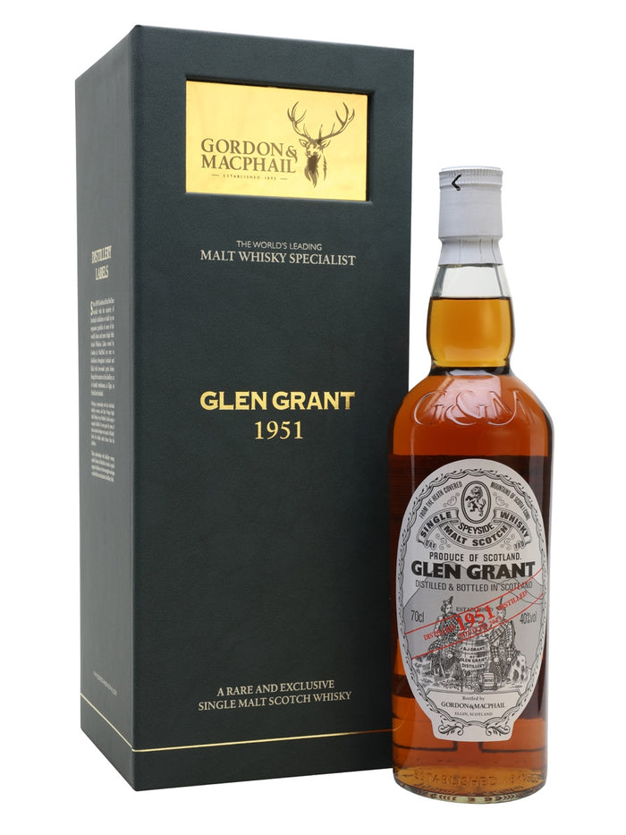 Glen Grant 1951 62 Year Old Gordon & Macphail Speyside Single Malt Scotch Whisky Gordon & MacPhail | 700ML