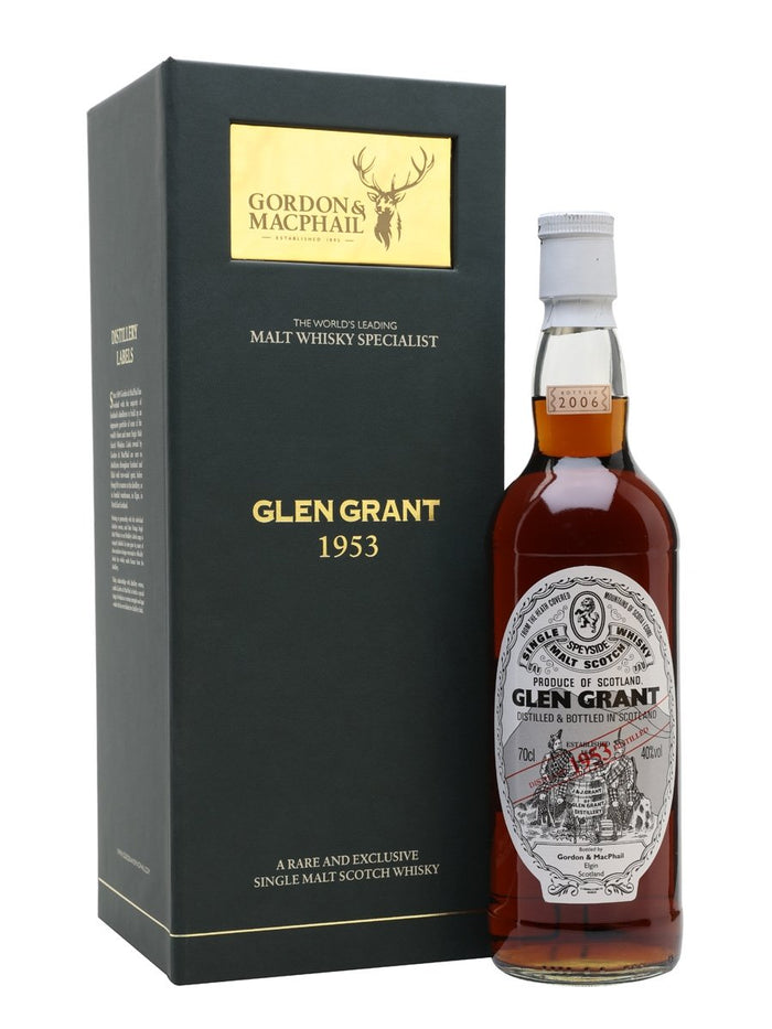 Glen Grant 1953 52 Year Old Gordon & Macphail Speyside Single Malt Scotch Whisky | 700ML