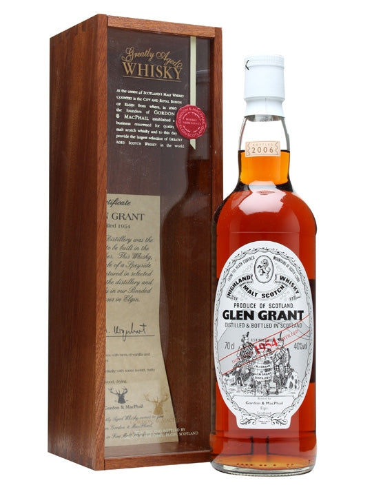 Glen Grant 1954 51 Year Old Gordon & Macphail Speyside Single Malt Scotch Whisky | 700ML