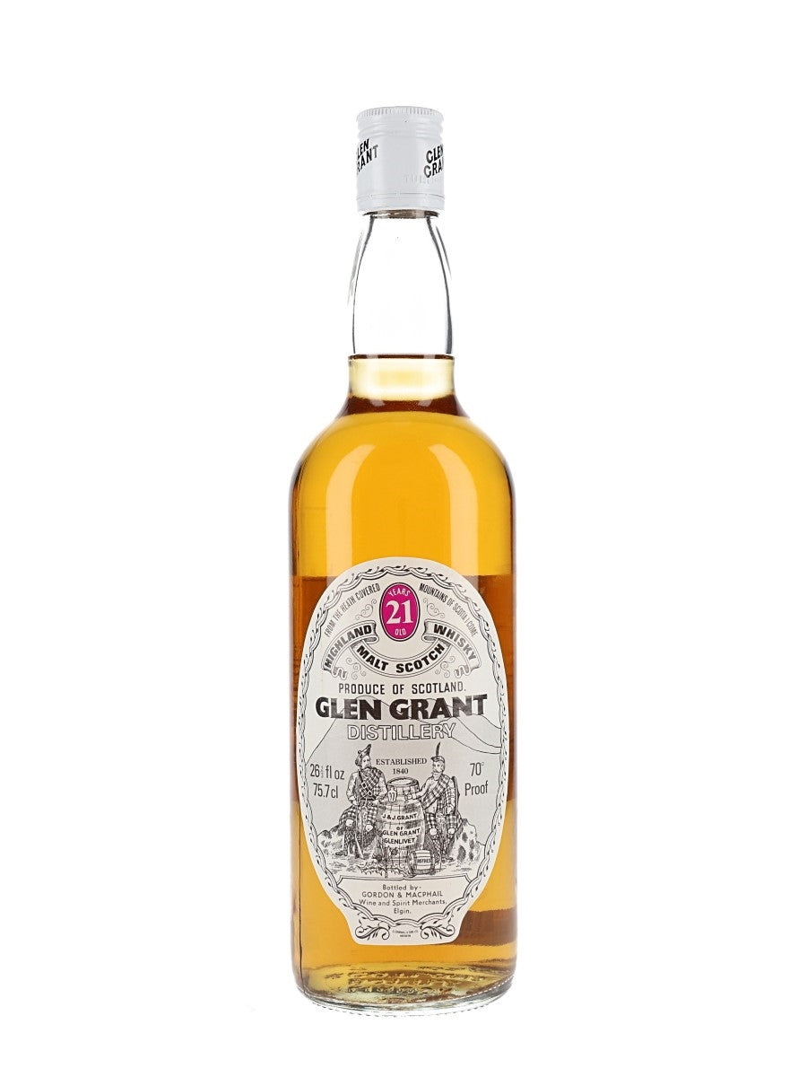Glen Grant 21 Year Old Bot.1970s Gordon & Macphail Speyside Single Malt Scotch Whisky | 700ML at CaskCartel.com