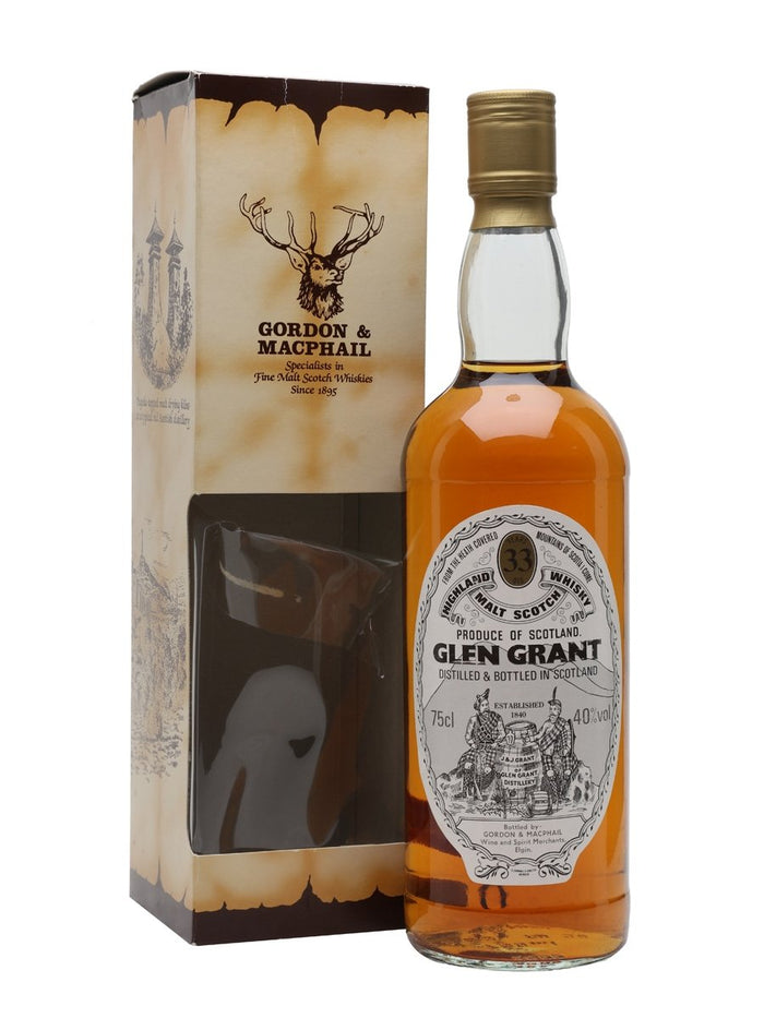 Glen Grant 33 Year Old Bot.1980s Gordon & Macphail Speyside Single Malt Scotch Whisky